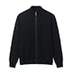 InStitchu Collection Lachlan Black Wool Blend Zip Knit