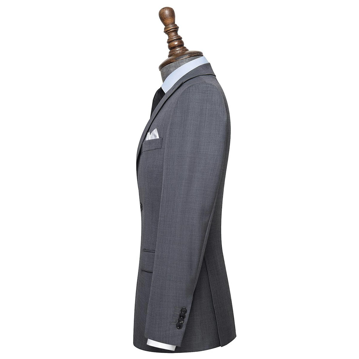 InStitchu Collection Belview Grey Wool Jacket