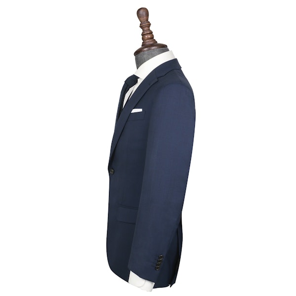 InStitchu Collection Brooklands Navy Glen Plaid Wool Jacket