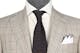 InStitchu Collection Brown Glen Plaid Wool and Linen Blend Jacket
