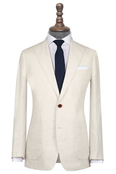 Single-Breasted Wool Blend Napolitana Jacket - Ready-to-Wear