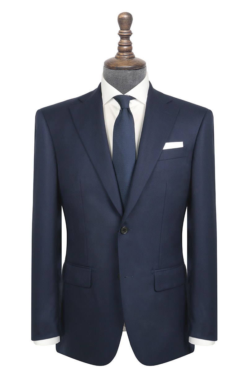 InStitchu Collection Miller Navy Nailhead Wool Jacket