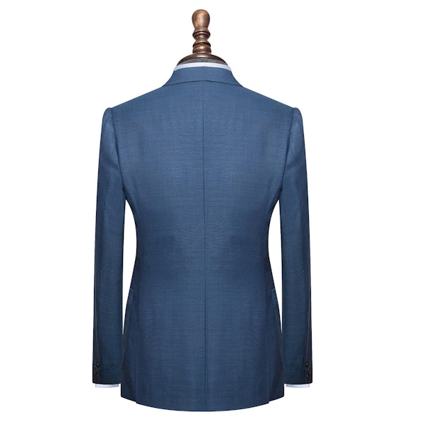 InStitchu Collection Rollino Blue Wool Jacket
