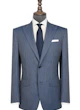 InStitchu Collection The Aberdeen Blue Grey Pinstripe Wool Jacket