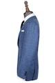 InStitchu Collection The Avington Vibrant Mid-Blue Prince of Wales Wool Jacket