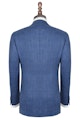 InStitchu Collection The Avington Vibrant Mid-Blue Prince of Wales Wool Jacket