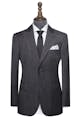 InStitchu Collection The Bleecker Navy Wool Pinstripe Jacket
