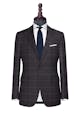 InStitchu Collection The Bolzano Charcoal Windowpane Wool Jacket