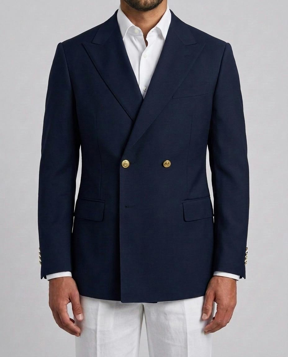 The Bowen Navy Wool Jacket