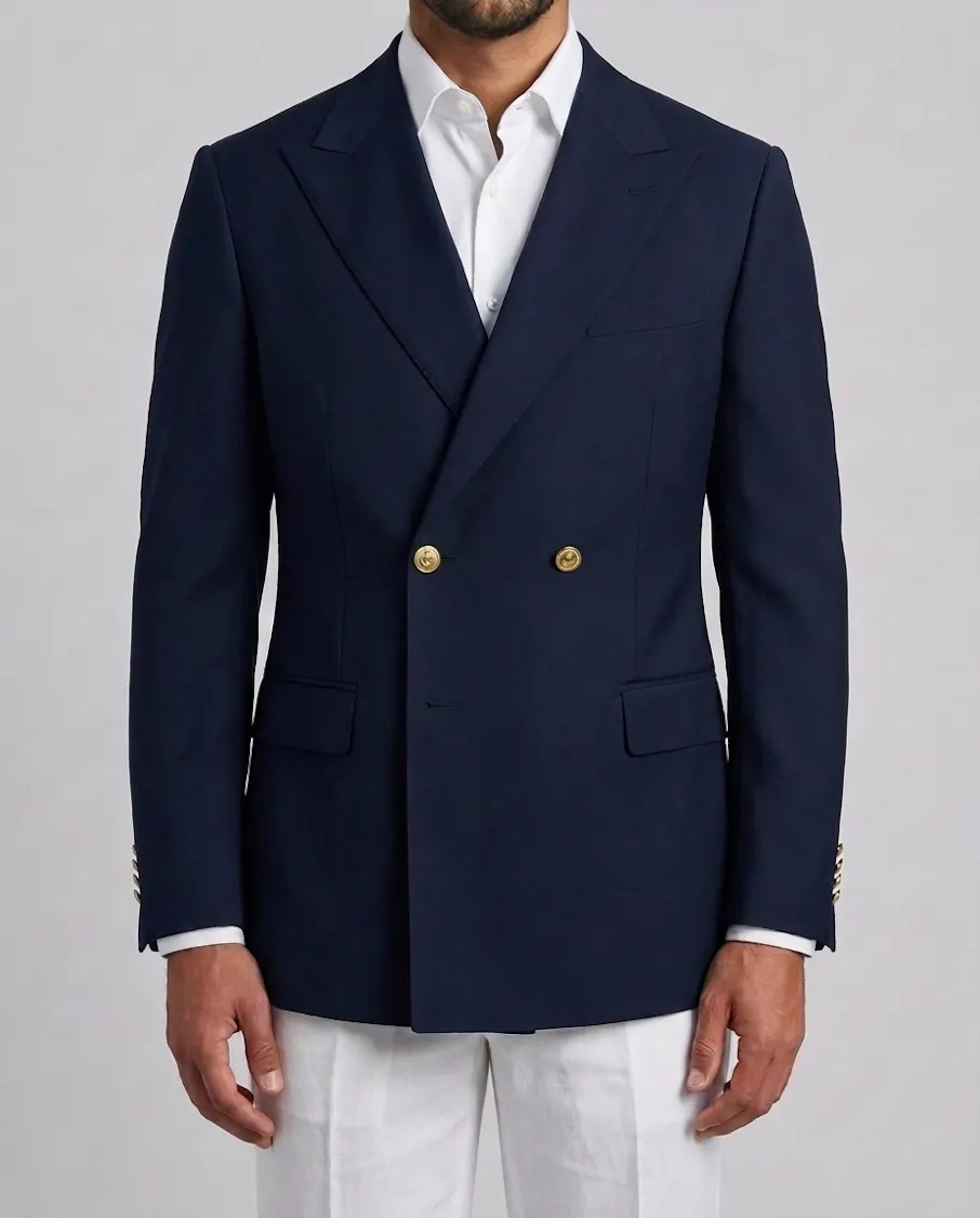 The Bowen Navy Wool Jacket