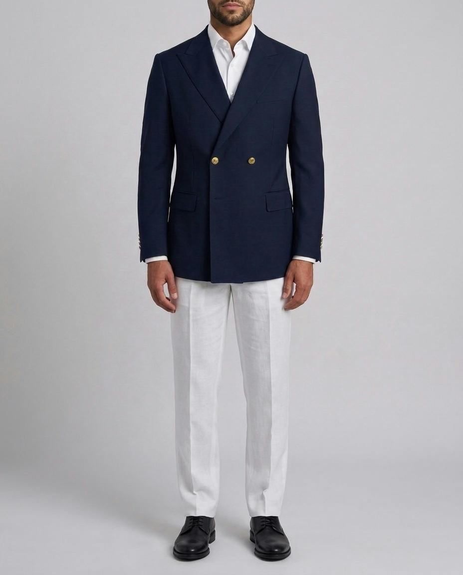 The Bowen Navy Wool Jacket