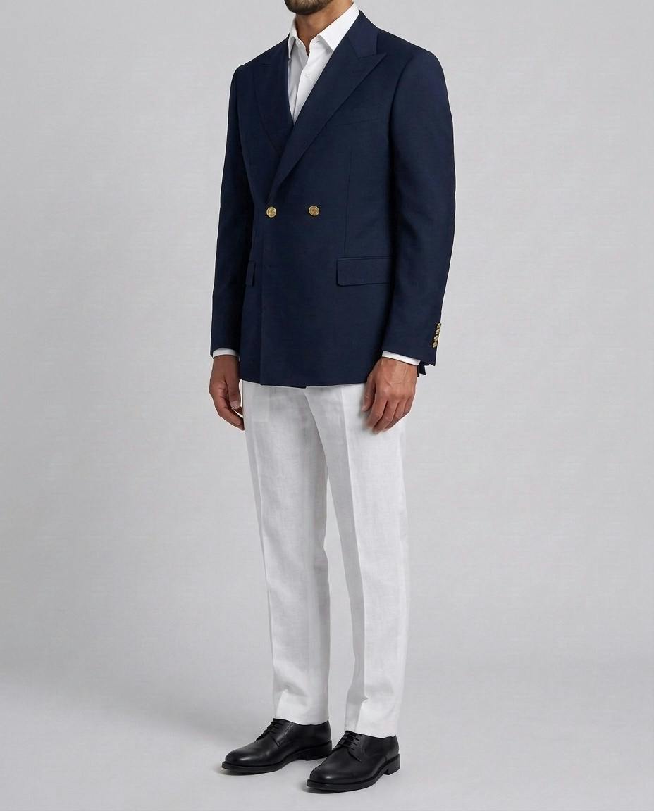 The Bowen Navy Wool Jacket