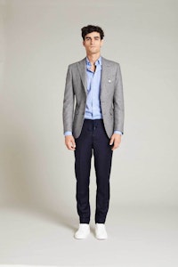 InStitchu Collection The Cavendish Grey Houndstooth Jacket 