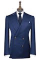 InStitchu Collection The De Rossi Navy Blue Wool Jacket