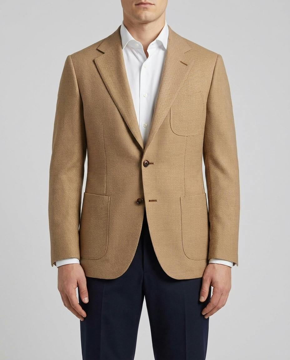 The Devonport Taupe Wool Jacket