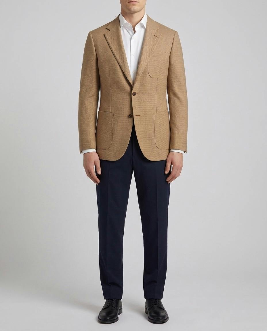 The Devonport Taupe Wool Jacket