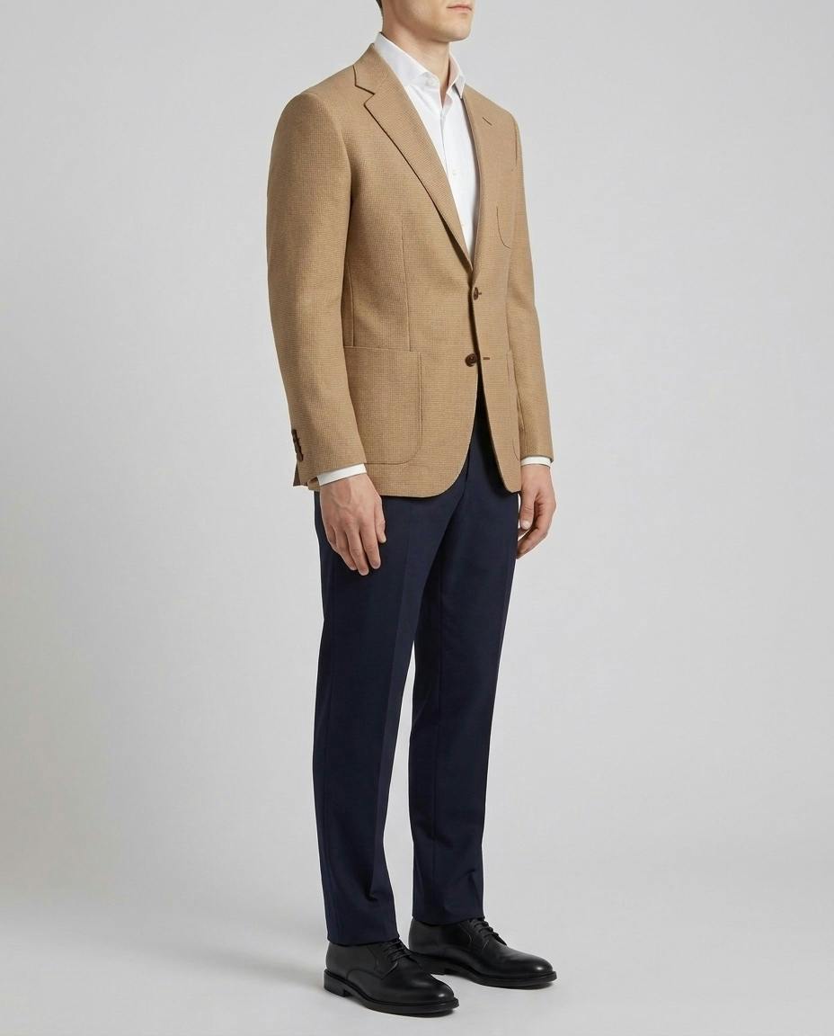 The Devonport Taupe Wool Jacket