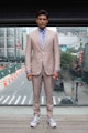 InStitchu Collection The Gatsby Beige Linen Jacket