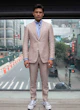 InStitchu Collection The Gatsby Beige Linen Jacket