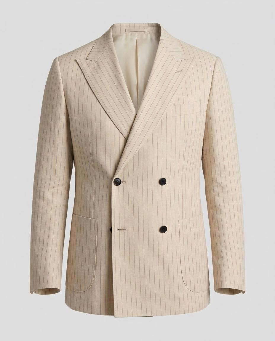 The Gladstone Sand Striped Jacket