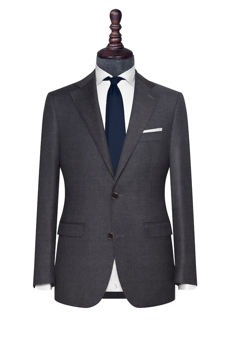 InStitchu Collection The Hearne Grey Flannel Jacket