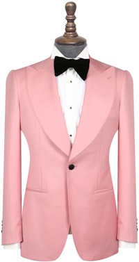 InStitchu Collection The Lapo Pink Wool Dinner Jacket