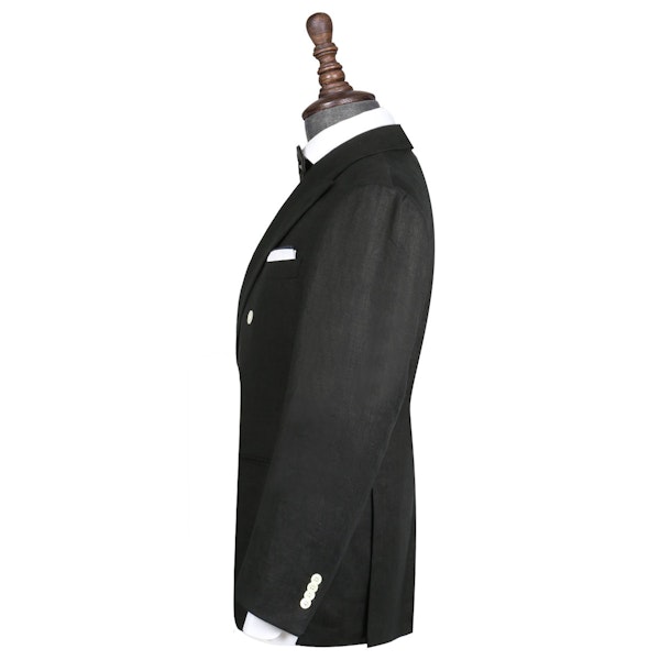 InStitchu Collection The Manhattan Black Linen Jacket
