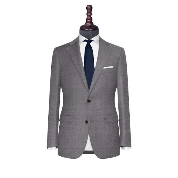 InStitchu Collection The Milan Grey Textured Wool Jacket
