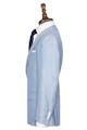 InStitchu Collection The Montebello Blue Wool Linen Jacket