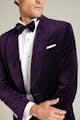 InStitchu Collection The Napier Purple Velvet Jacket