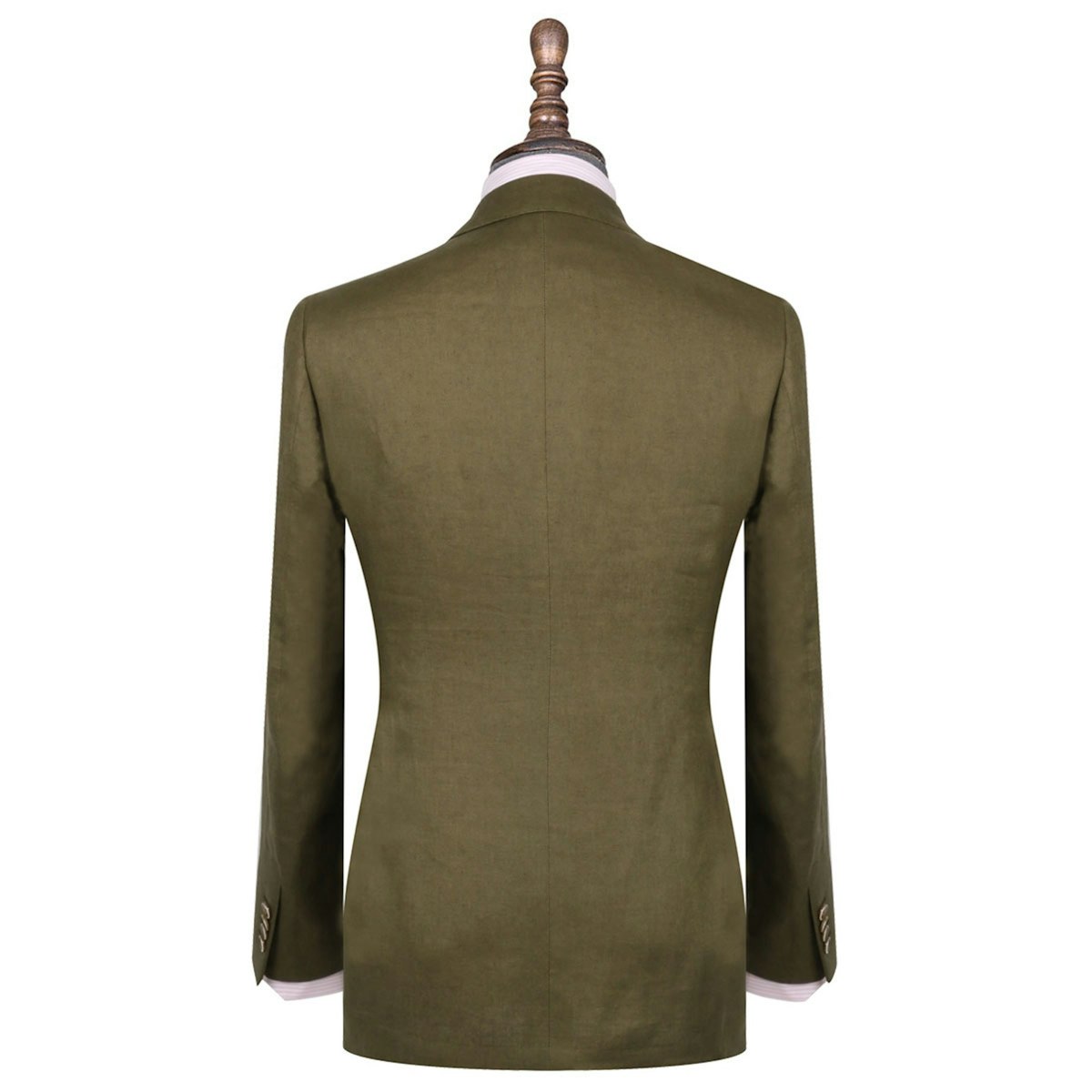 InStitchu Collection The Ricci Olive Green Linen Jacket