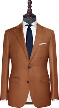 InStitchu Collection The Scafatti Rust Orange Wool Jacket