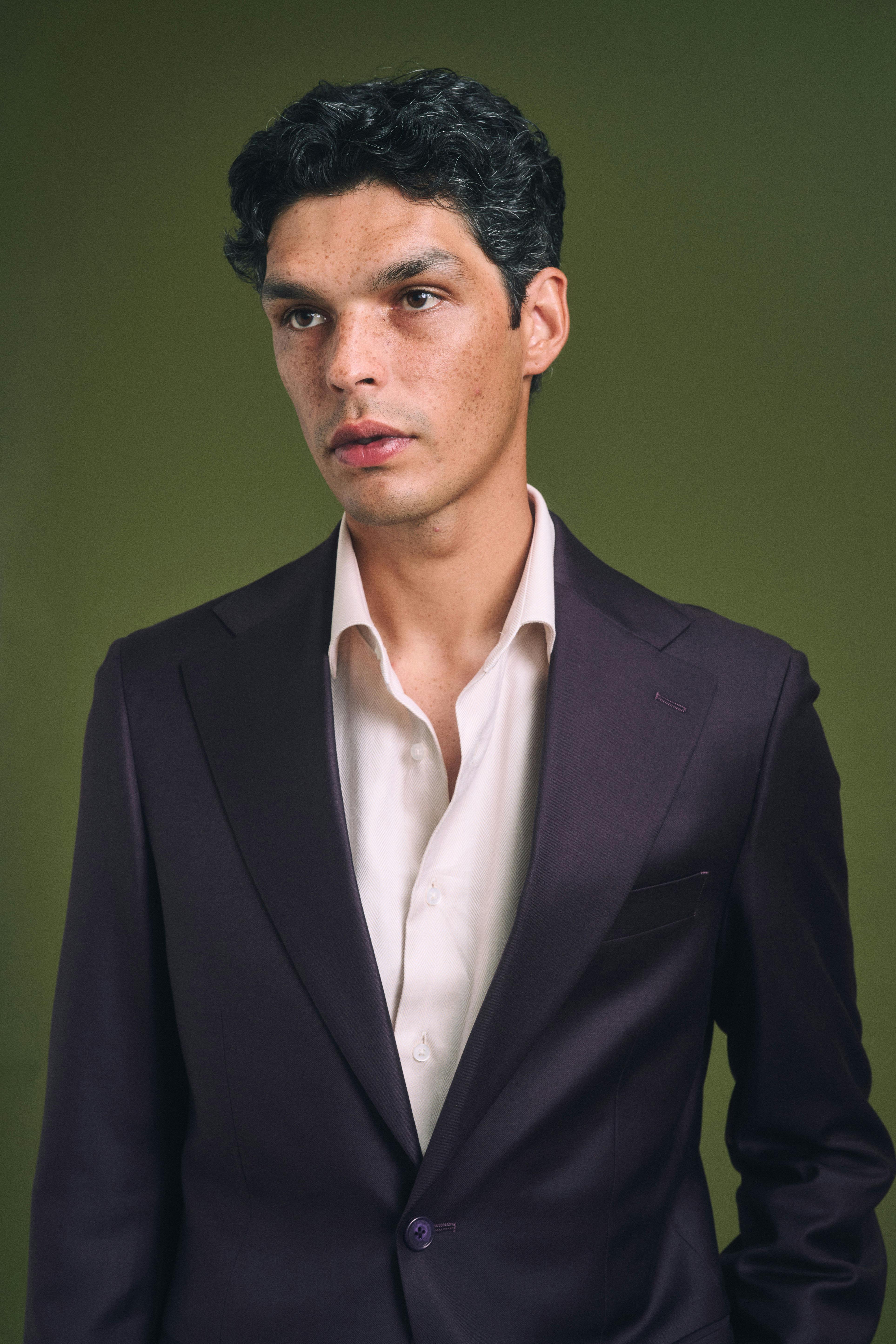 The Valsesia Loro Piana Plum Wool Jacket