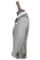 InStitchu Collection The Vanni Grey and Red Windowpane Wool Jacket 
