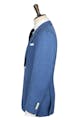 InStitchu Collection The Wattle Vibrant Mid-Blue and White Slub Wool Jacket