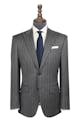 InStitchu Collection The Winton Grey Pinstripe Wool Jacket