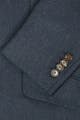 InStitchu Deep Blue Overcoat Sleeve Detail