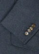 InStitchu Deep Blue Overcoat Sleeve Detail
