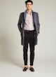 InStitchu Grey with Autumn Check Overcoat