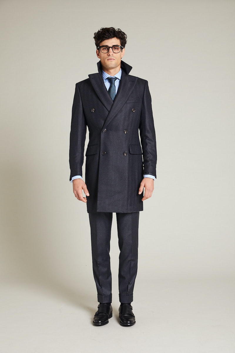 Herringbone trench coat on sale mens