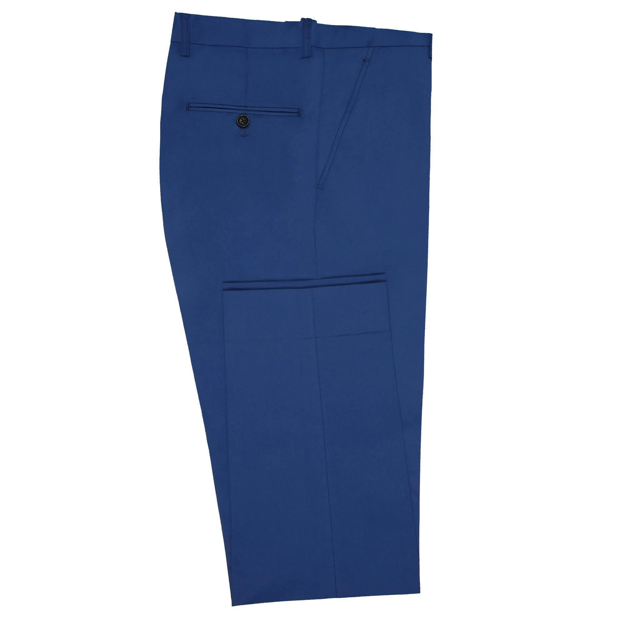 InStitchu Collection Classic Cobalt Blue Chinos