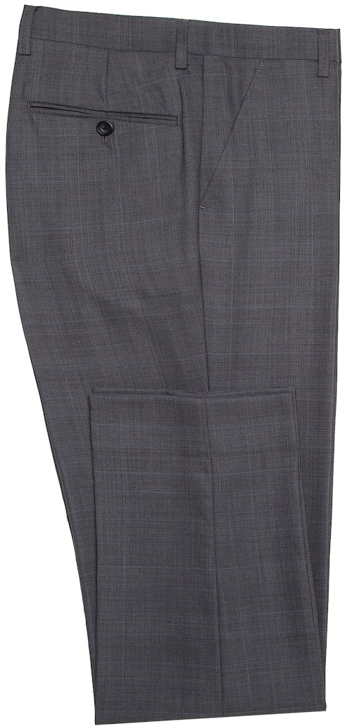 InStitchu Collection Carnwath Grey Glen Plaid Wool Pants