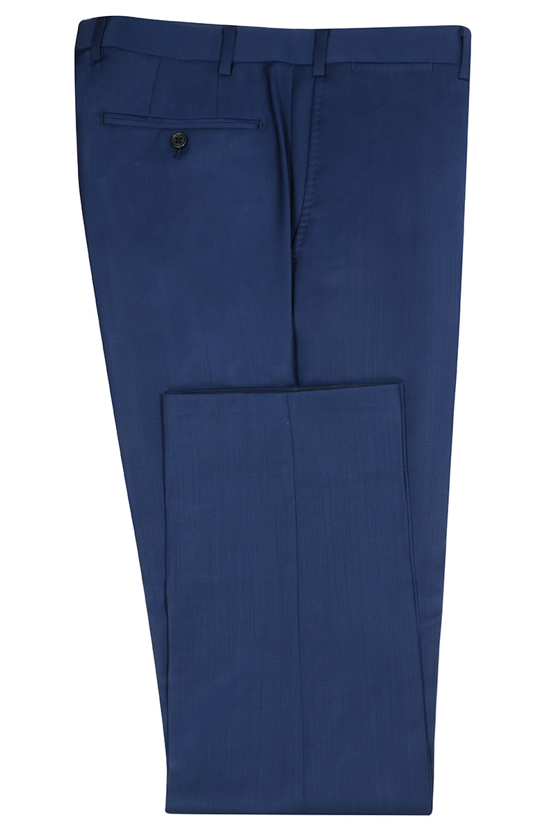 InStitchu Collection Donegal Blue Wool Pants