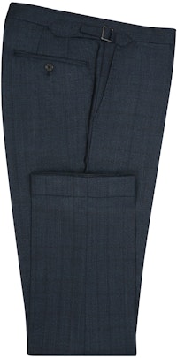 InStitchu Collection Evans Navy Glen Plaid Wool Pants
