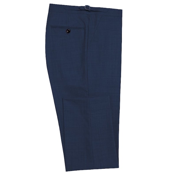 InStitchu Collection Hacking Navy Wool Pants