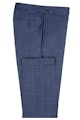 InStitchu Collection Stubbs Blue Glen Plaid Wool Pants