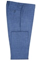 InStitchu Collection The Avington Mid-Blue Prince of Wales Wool Pants