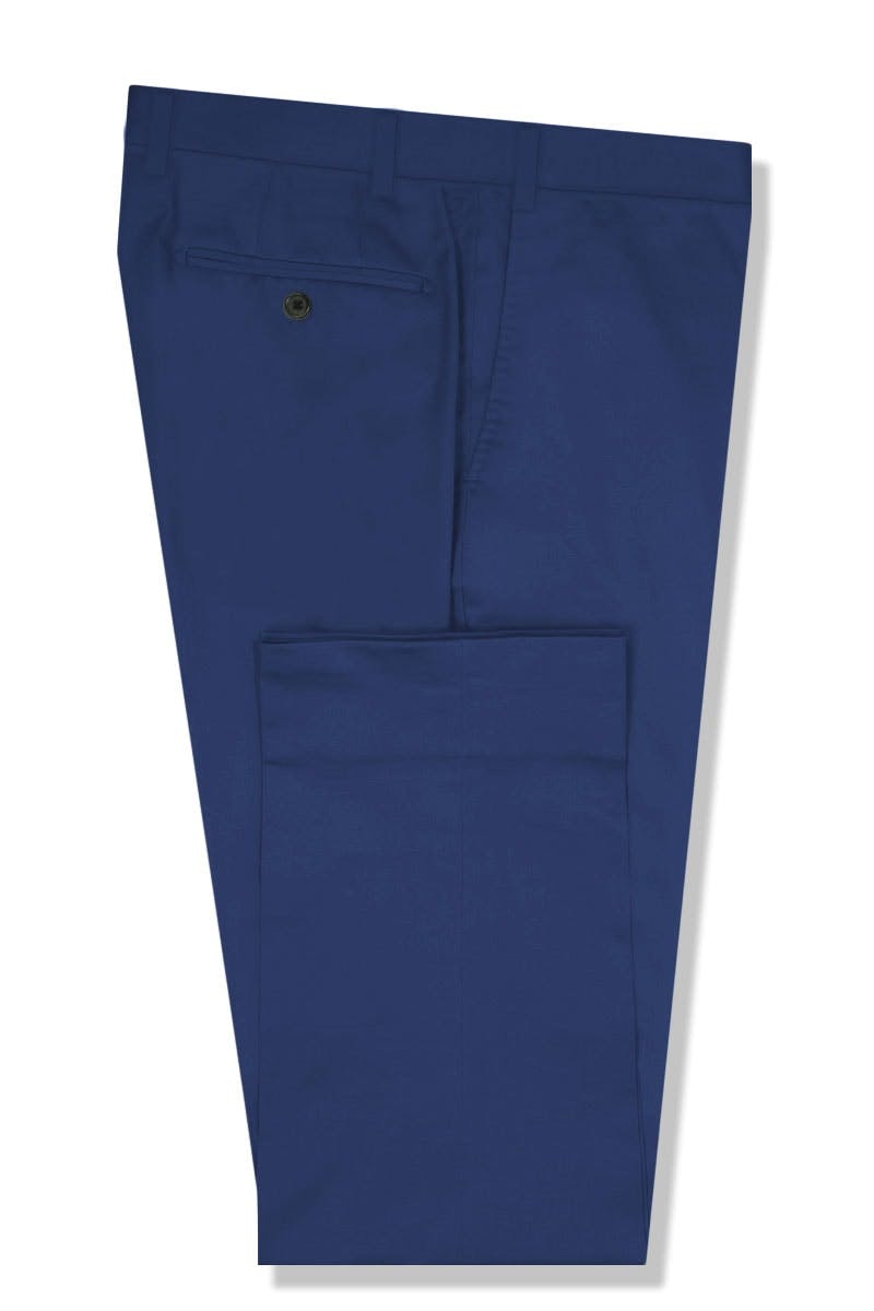 InStitchu Collection The Brody Royal Blue Cotton Chinos