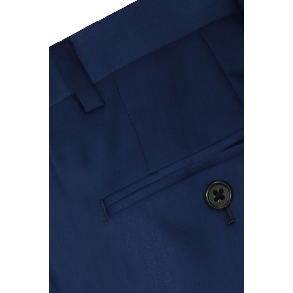 InStitchu Collection The De Rossi Navy Blue Wool Pants