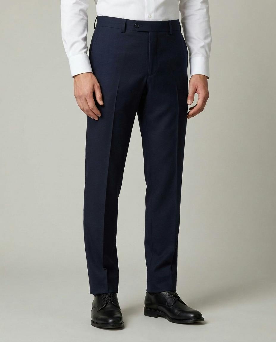 The Esperence Navy Wool Pants